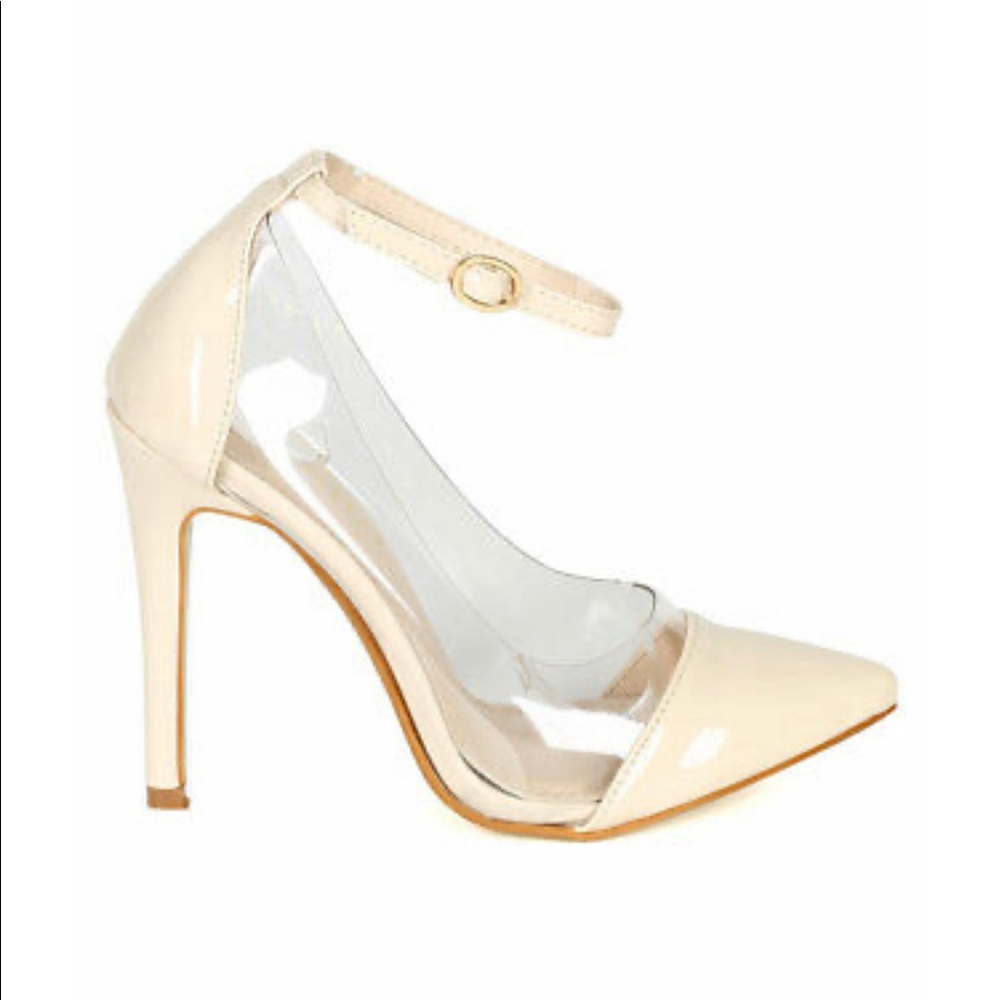 Olga By Liliana, Women's Clear Lucite Pump